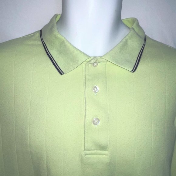 Men L SADDLEBRED Golf Shirt CHAPS Sweater Vest SET - Picture 7 of 9